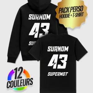 PACK DUO Sweat + T-Shirt Personnalisés