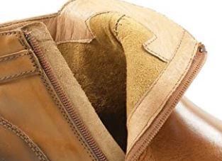 Boots femme cuir talon plat fermeture zip marron PIKOLINOS ROYAL W4D – Image 6