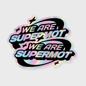 2 Stickers STARS SUPERMOT