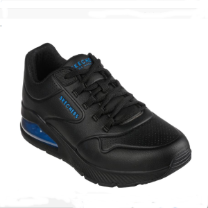 Baskets homme lacet Coloris noir / bleu semelle à coussin d’air SKECHERS Uno