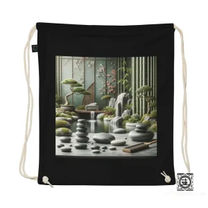 "Zen "Sac à cordon en coton biologique
